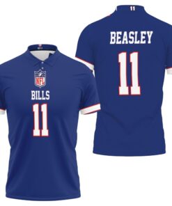 Get in the game with the Buffalo Bill Cole Beasley #11 style 3D All Over Print Polo Shirt