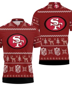 Get in the holiday spirit with this San Francisco 49ers Ugly Sweatshirt Christmas 3d Polo 3d T-shirt