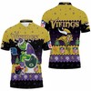 Get in the holiday spirit with this funny Minnesota Vikings Christmas Grinch sweatshirt and 3D all over print polo shirt