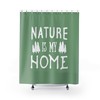 Get in touch with nature with this Nature is My Home Shower Curtain