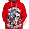 Get into the Festive Spirit with a Jack Skellington Santa 3D Hoodie