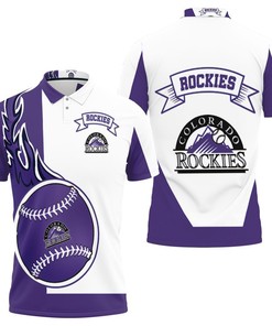 Get noticed in our Colorado Rockies 3D polo shirt jersey, featuring a classic design and breathable fabric.