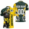Get ready for the 2020 NFL season with our Green Bay Packers Darnell Savage Number 21 3D All Over Print Polo Shirt