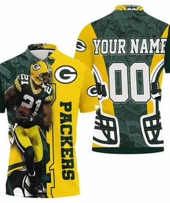 Get ready for the 2020 NFL season with our Green Bay Packers Darnell Savage Number 21 3D All Over Print Polo Shirt