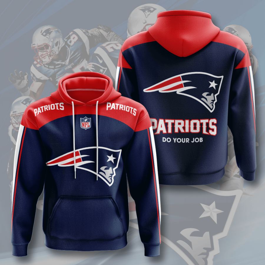 Get the Perfect Blend with Custom Sport All Over Print Hoodie 3D for New England Patriots Fans
