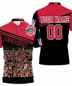 Get the Perfect Look with Ohio State Buckeyes All Players Champions Personalized 3D All Over Print Polo Shirt
