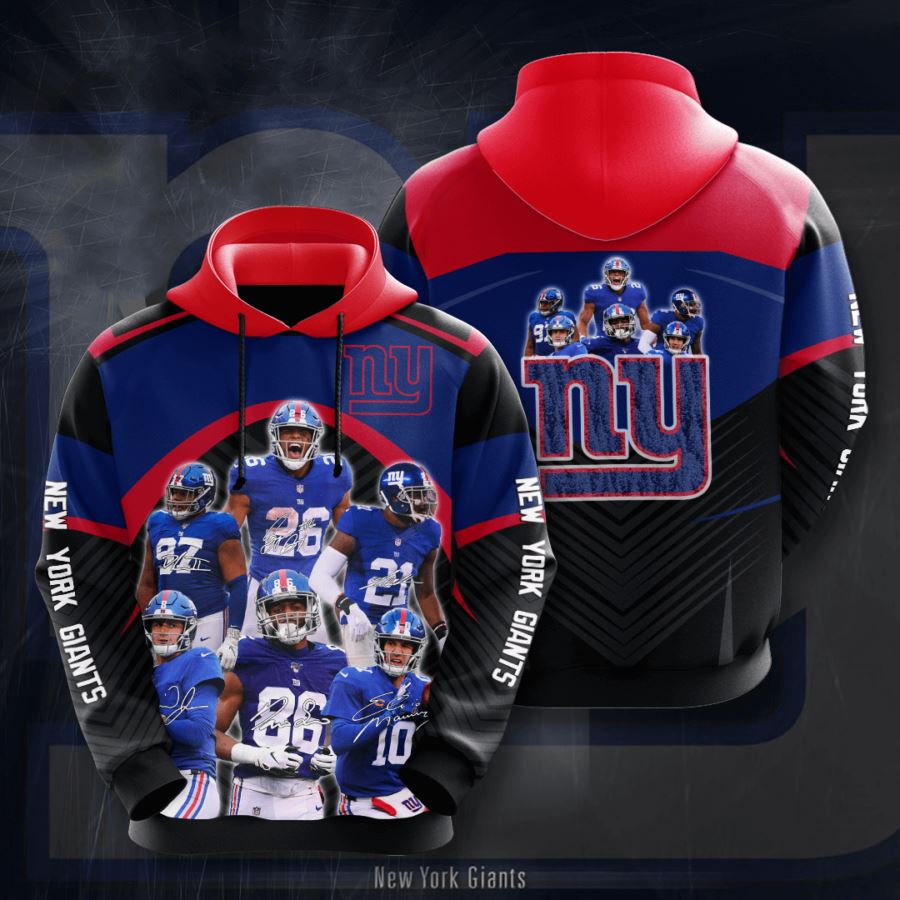 Get the Perfect New York Giants Custom Sport All Over Print Hoodie 3D