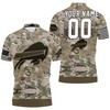 Get your own personalized Camo Pattern All Over Print Polo Shirt and show your love for the Buffalo Bills in style.
