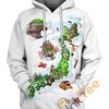 Ghibli Wonderland Map 3D Hoodie