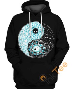 Ghibli Yin Yang 3D Hoodie Design