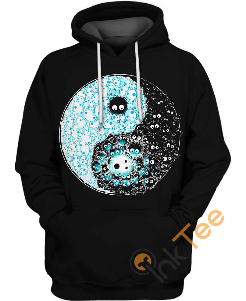 Ghibli Yin Yang 3D Hoodie Design