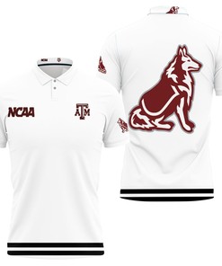 Go Aggies! Show Your Support with Texas A&M Mascot Logo Fans 3D All Over Print Polo Shirt