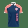 Go Blue in Style: 3D Printed Bayern Muchen Nct-Lt Polo Shirt Ver 2 with Personalized 3D Design