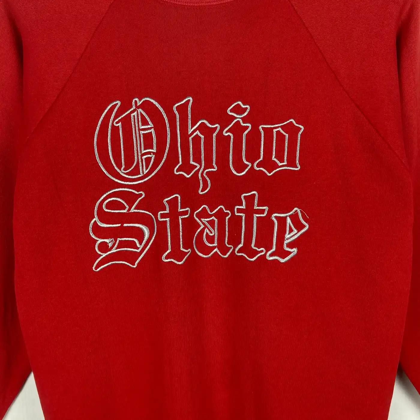 Go Buckeyes Vintage 90S Ohio State University Ncaa Gear - T-Shirt, Sweatshirt, Hoodie - Image 2