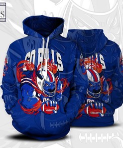 Go Buffalo Bills Football Custom All Over Print 3D Hoodie