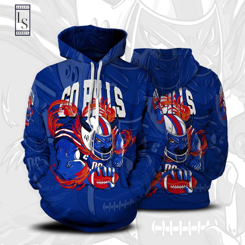 Go Buffalo Bills Football Custom All Over Print 3D Hoodie