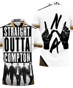 Go Old School with N.W.A Straight Outta Compton 3D All Over Print Polo Shirt