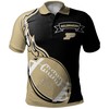 Go for a Bold Look with the NCAA Purdue Boilermakers Gold Ball Black Polo Shirt with Breathable Fabric