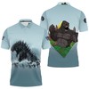 Godzilla Back to the Ocean with Godzilla Vs. Kong Polo Shirt in All Over Print and Breathable Fabric