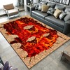 Golden Ginkgo Leaf Texture Area Rug: A Luxurious and Graceful Addition to Your Home
