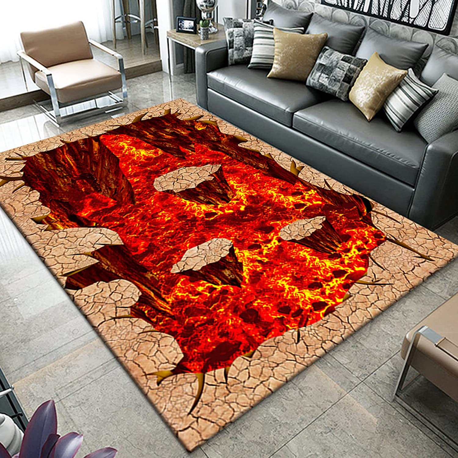 Golden Ginkgo Leaf Texture Area Rug: A Luxurious and Graceful Addition to Your Home