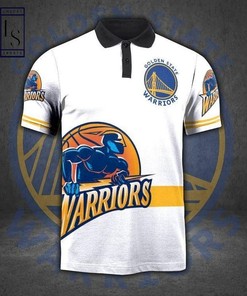 Golden State Warriors Invade Your Wardrobe with NBA Golden State Warriors 3D All Over Print Polo Shirt
