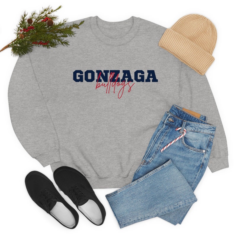 Gonzaga Bulldogs Crewneck Sweatshirt, College Style Sweatshirt - Image 4