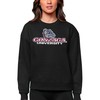 Gonzaga Bulldogs Gameday Couture Women'S Good Catch Premium Fleece Pullover Hoodie White Gifts For Fans