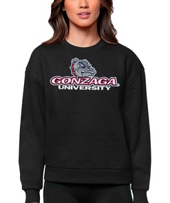 Gonzaga Bulldogs Gameday Couture Women'S Good Catch Premium Fleece Pullover Hoodie White Gifts For Fans