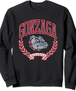 Gonzaga Bulldogs Victory Vintage Logo Sweatshirt Team Bulldogs