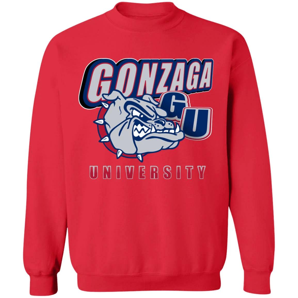 Gonzaga Bulldogs Vintage Ncaa Crewneck Sweatshirt Team Bulldogs