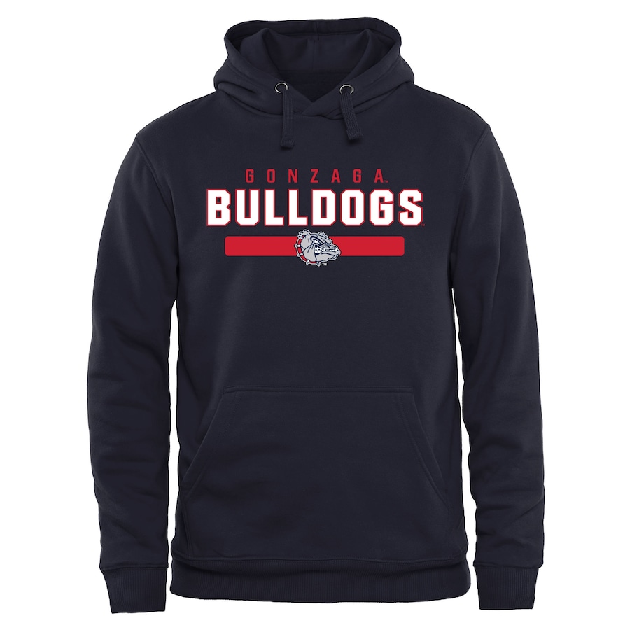Gonzaga Bulldogs Women'S Good Vibes Pullover Sweatshirt Charcoal Gifts For Fans