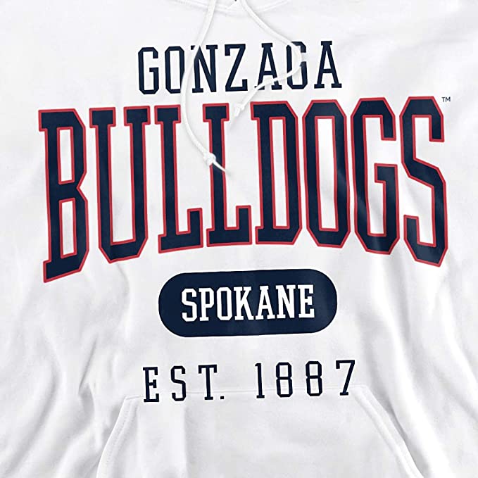 Gonzaga University Basketball Hoop Unisex Youth Pull Baseball Bulldogs Tee,Team Bulldogs - Image 2