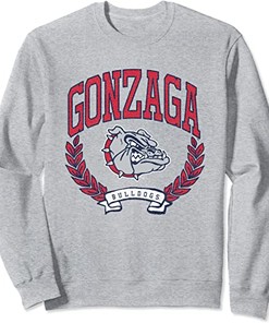 Gonzaga University Bulldogs Logo Unisex Adult Pull-Over Hoodie Gifts For Fans