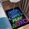 Graffiti Art Design Cool Gaming Rugs for Boys Room with Area Rug