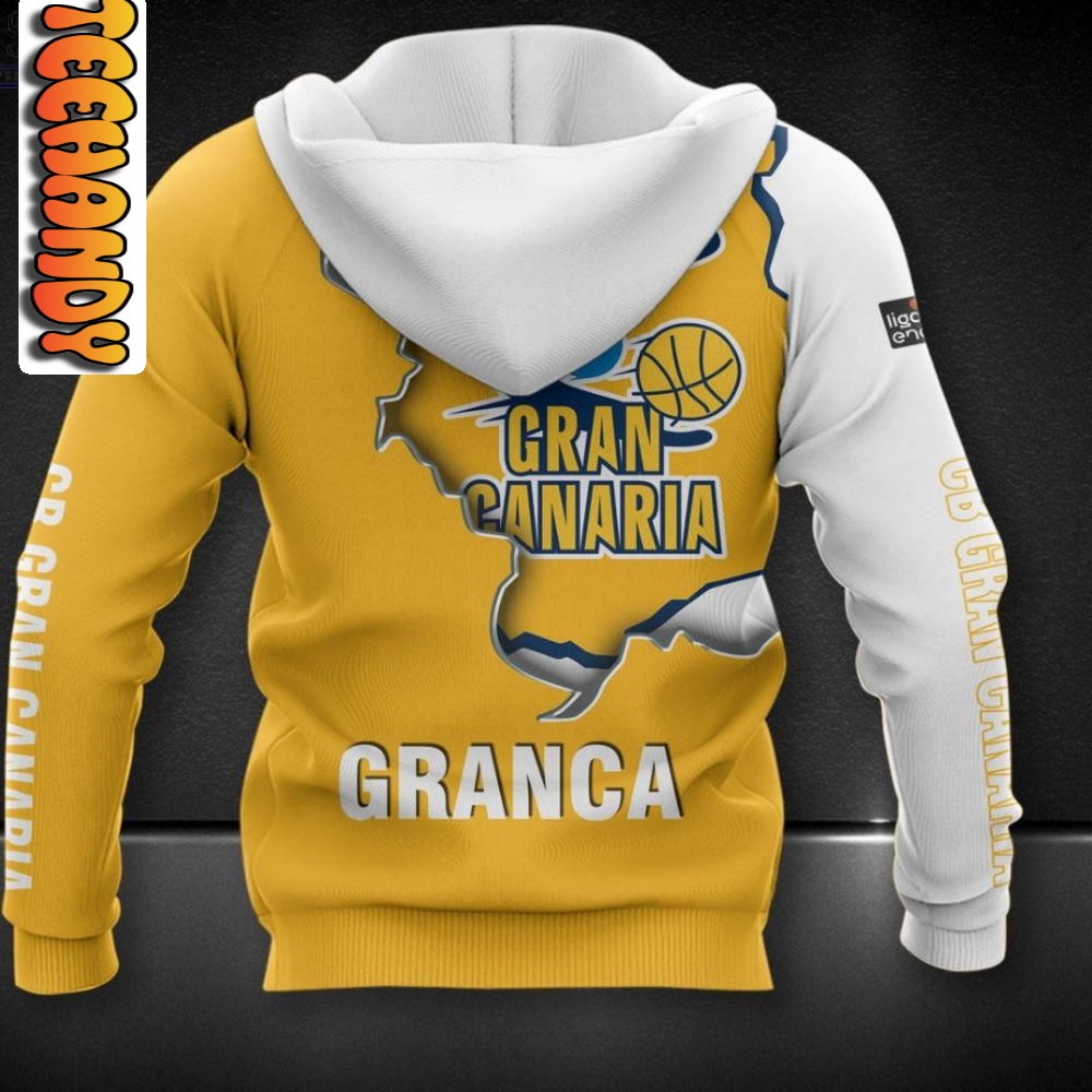 Gran Canaria Custom All Over Print 3D Hoodie - Image 2