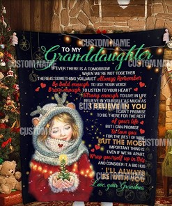 Granddaughter Gift - Personalized Blanket for Your Beloved Granddaughter