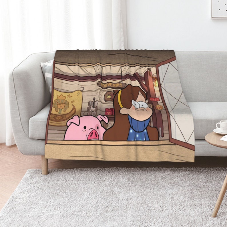 Gravity Falls Personalized Baby Blanket - Custom Name Gift for Boys and Girls - Image 3