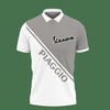 Gray and Bold: 3D Printed Piaggio Vespa Nct-Ht Polo Shirt Ver 2