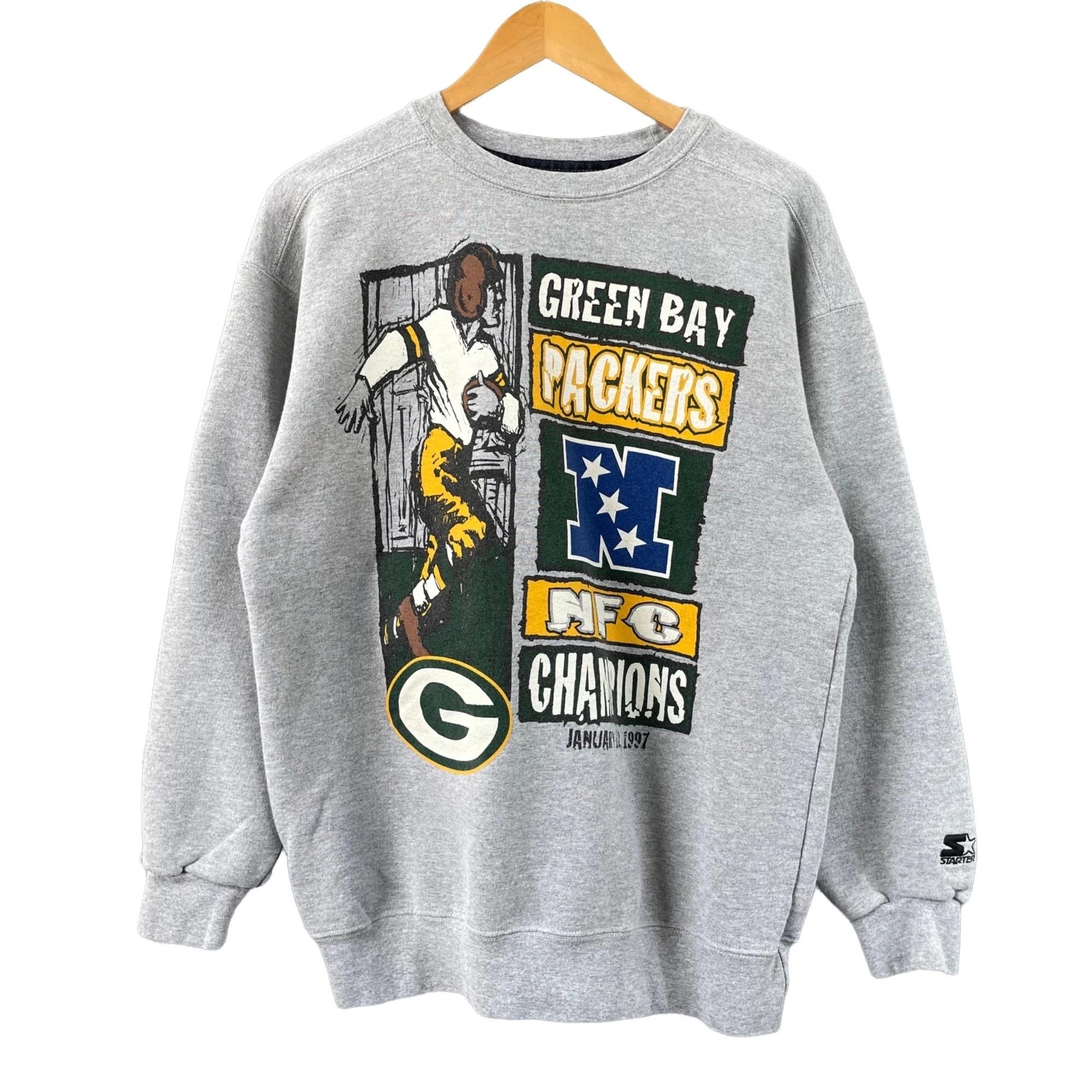 Green Bay Packers 90s Starter Sweatshirt T-shirt Ideal Gift for NFL Fans