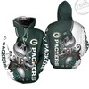 Green Bay Packers All Over Print 3D Unisex Hoodie with Jack Skellington and Zero