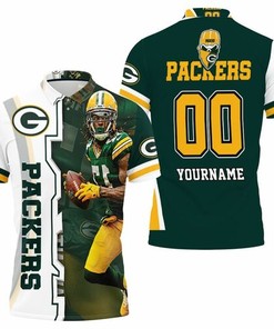 Green Bay Packers Fans Will Love Billy Turner's Best Team Personalized 3D All Over Print Polo Shirt.
