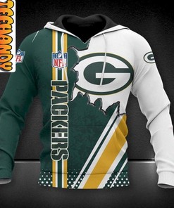 Green Bay Packers Football NFL 3D Hoodie for Fans