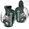 Green Bay Packers Jack Skellington and Zero All Over Print 3D Hoodie