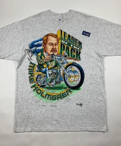 Green Bay Packers Mike Holmgren Caricature Sweatshirt T-shirt Ideal Gift for NFL Fans