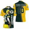 Green Bay Packers NFC North Champions Aaron Charles Rodgers 3D All Over Print Polo Shirt