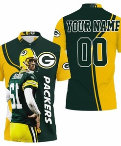 Green Bay Packers NFC North Champions Aaron Charles Rodgers 3D All Over Print Polo Shirt