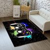 Grey Game Rugs for Boys Teens - Non-Slip Living Room Mat Home Decor - Doormats