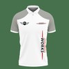 Grey Mini Jcw Vth-Hl Polo Shirt Ver 1: High-Quality Fabric and Athletic Design with 3D Print