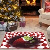 Grinch Christmas Decoration IllusionRug - A Lively and Fun 3D Stereo Floor Mat for Indoor/Outdoor Use